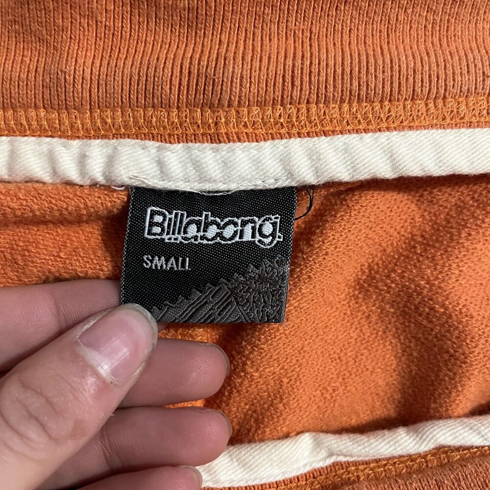 Billabong Shorts Mens‎ Small Orange Fleece Surf Graphic Drawstring Lounge Y2K - Picture 5 of 9